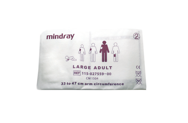 Mindray Cuff NIBP Disposable, large adult, 33-47cm (box of 10)