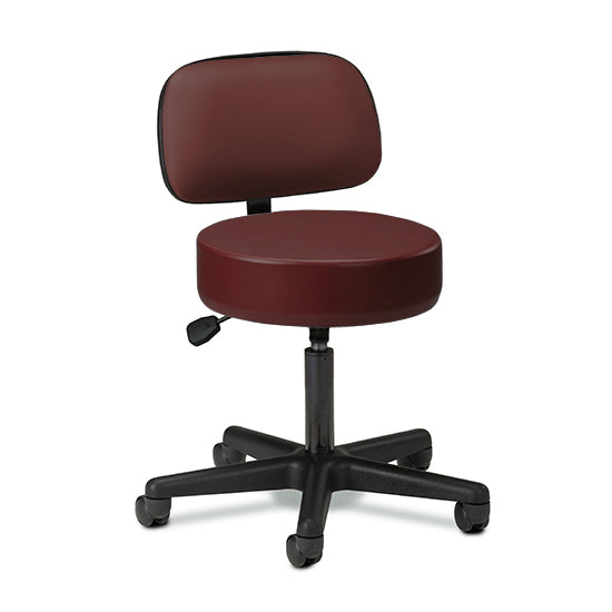 Black Base, 5-Leg, Pneumatic Stool