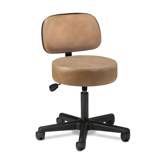 Black Base, 5-Leg, Pneumatic Stool