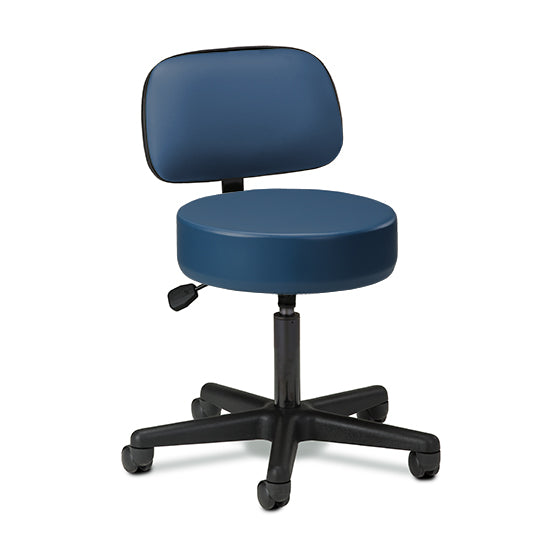 Black Base, 5-Leg, Pneumatic Stool