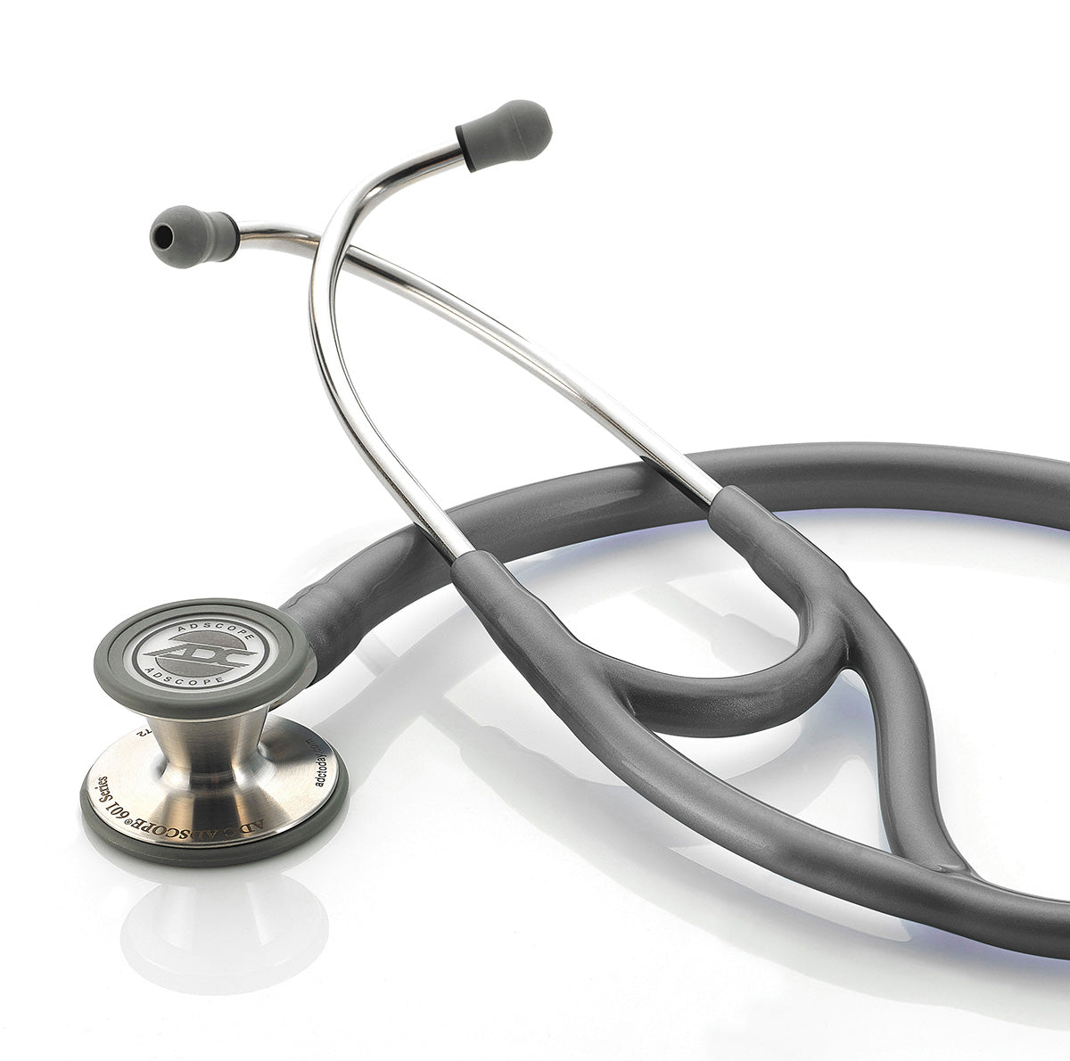 ADC Adscope® 601 Convertible Cardiology Stethoscope - Metallic Gray