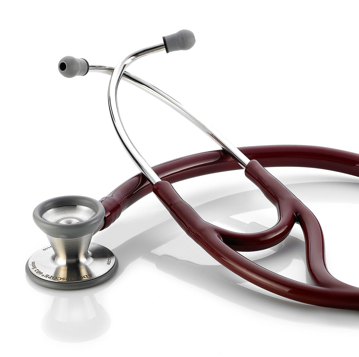 ADC Adscope® 602 Traditional Cardiology Stethoscope - Burgundy
