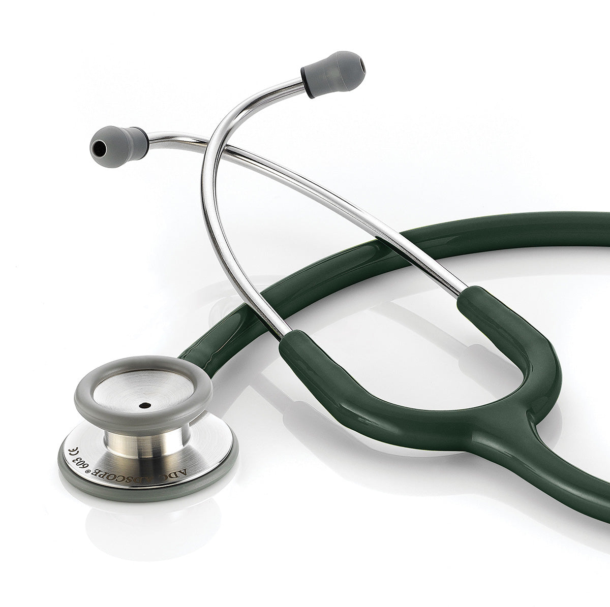 ADC Adscope® 603 Clinician Stethoscope - Dark Green