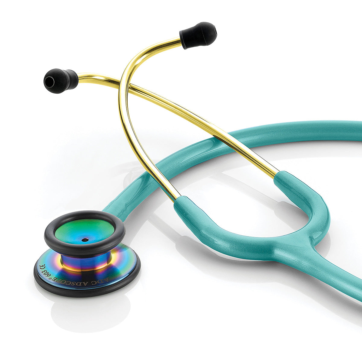 ADC Adscope® 603 Clinician Stethoscope - Iridescent Metallic Caribbean