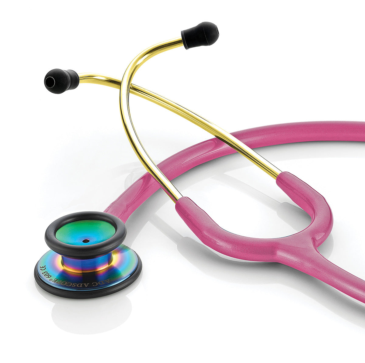 ADC Adscope® 603 Clinician Stethoscope - Iridescent Metallic Raspberry
