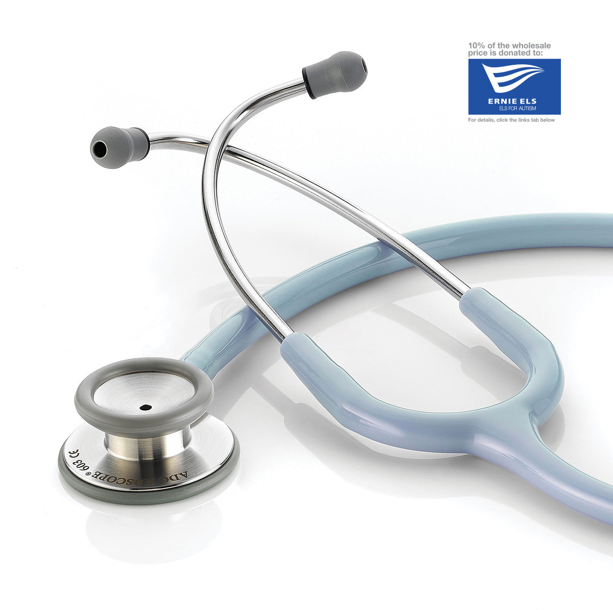 ADC Adscope® 603 Clinician Stethoscope - Autism Awareness Blue