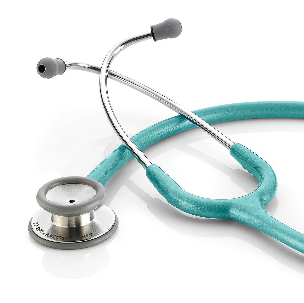 ADC Adscope® 603 Clinician Stethoscope - Metallic Caribbean