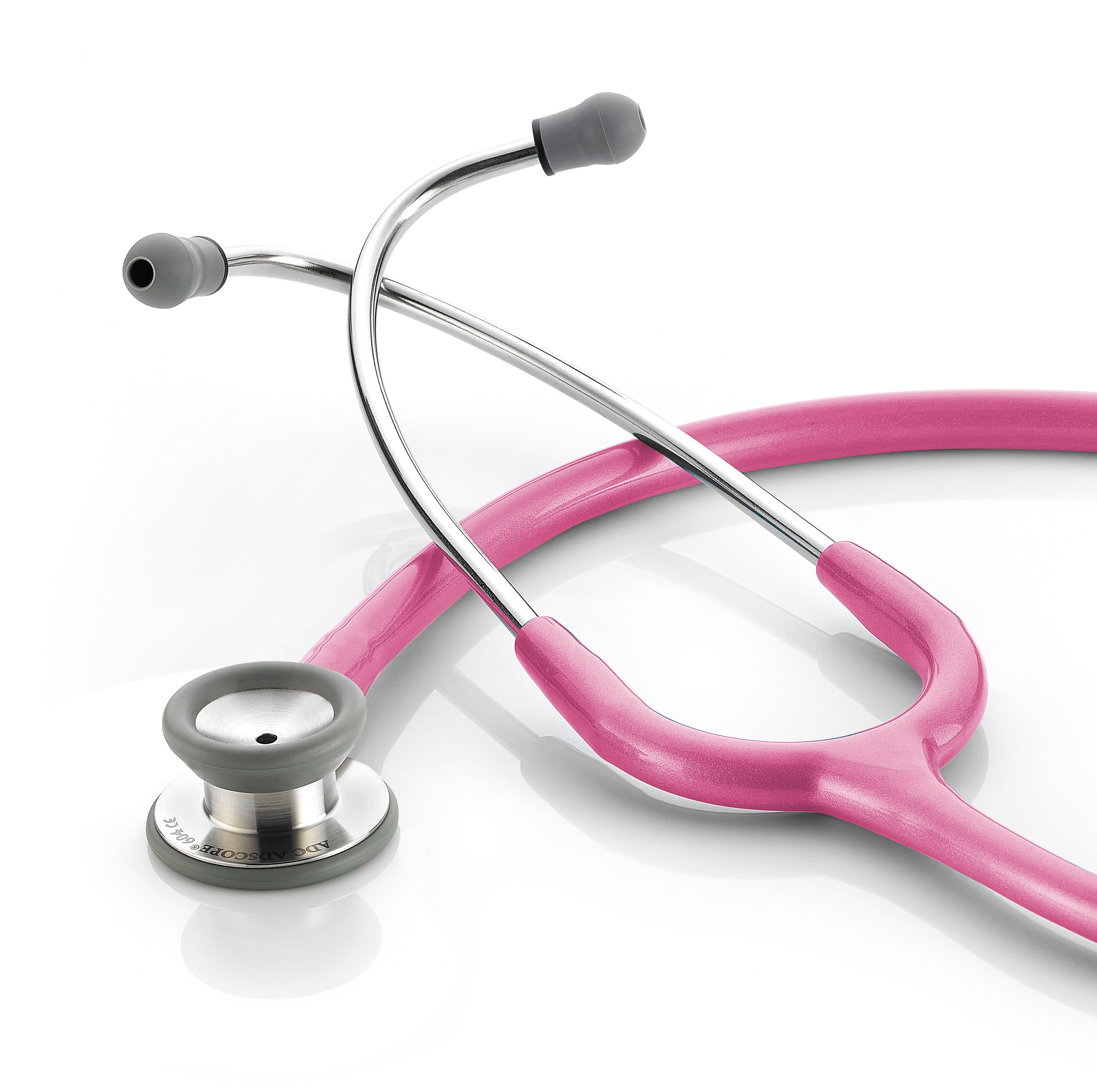 ADC Adscope® 604 Pediatric Clinician Stethoscope - Metallic Raspberry