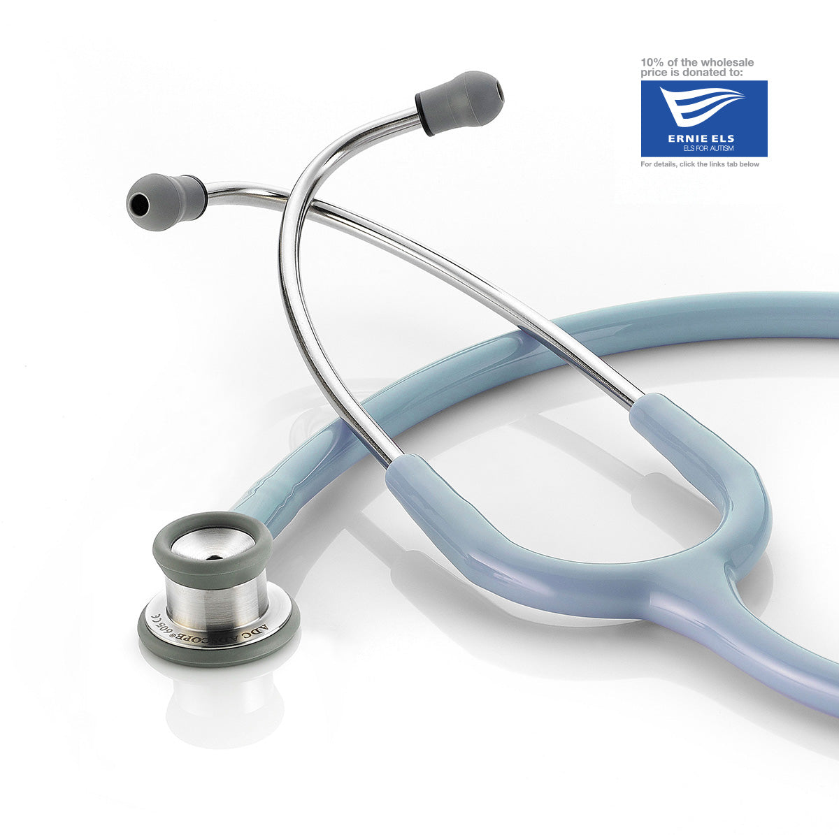 ADC Adscope® 605 Infant Clinician Stethoscope - Autism Awareness Blue