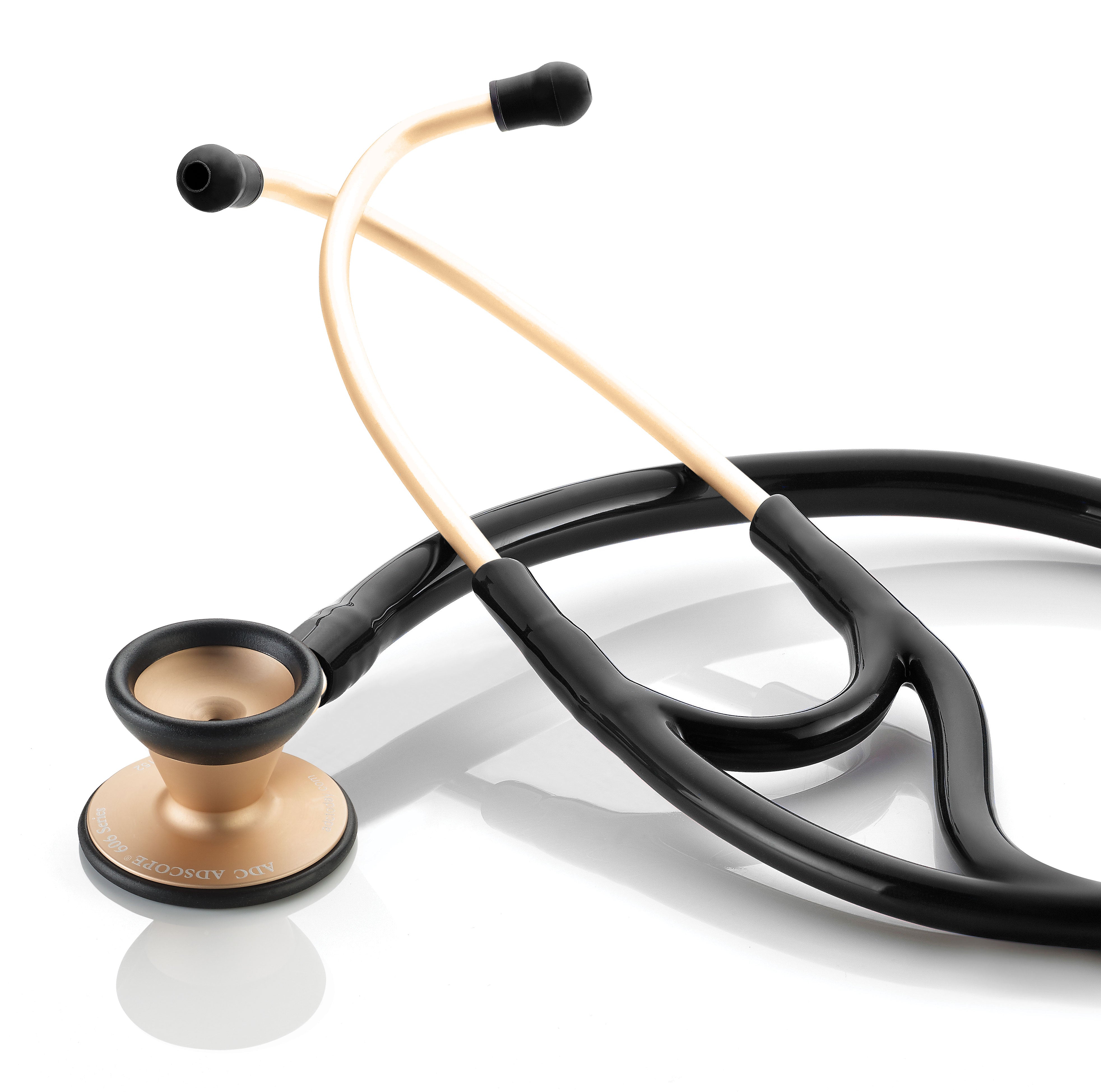 ADC Adscope® 606 Ultra-lite Cardiology Stethoscope - Rose Gold/Black