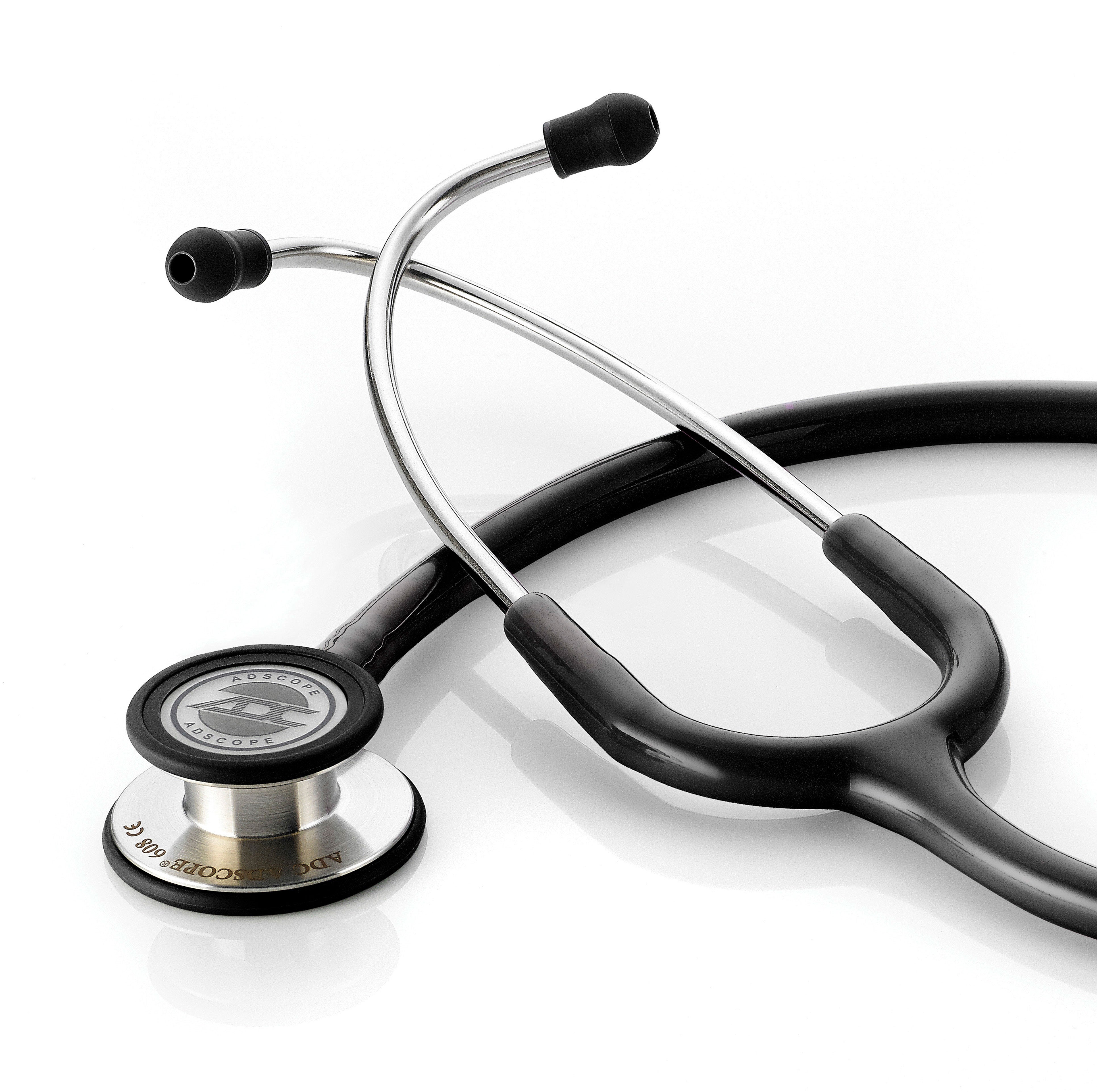 ADC Adscope® 608 Convertible Clinician Stethoscope - Mirror/Indigo