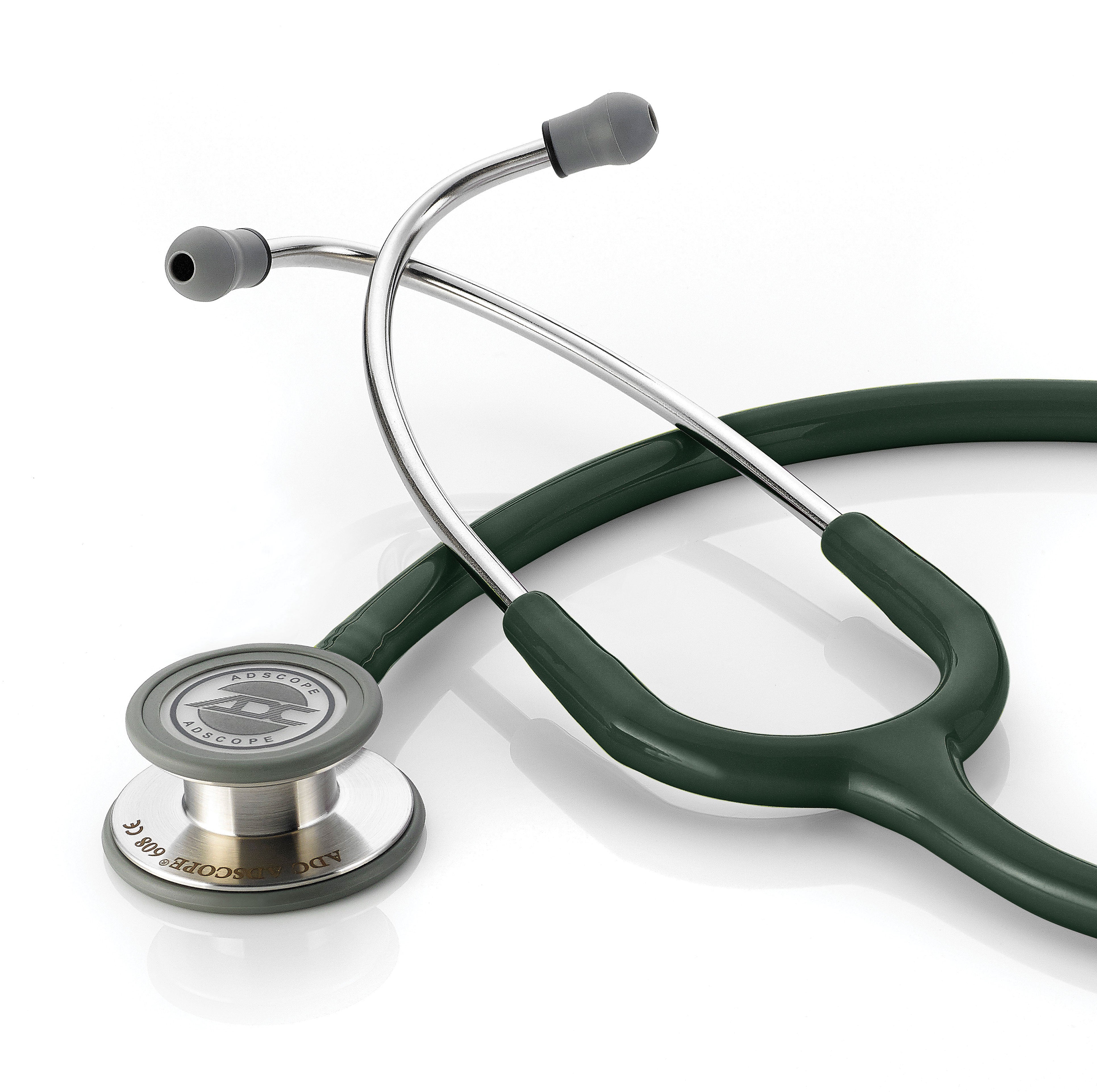 ADC Adscope® 608 Convertible Clinician Stethoscope - Dark Green