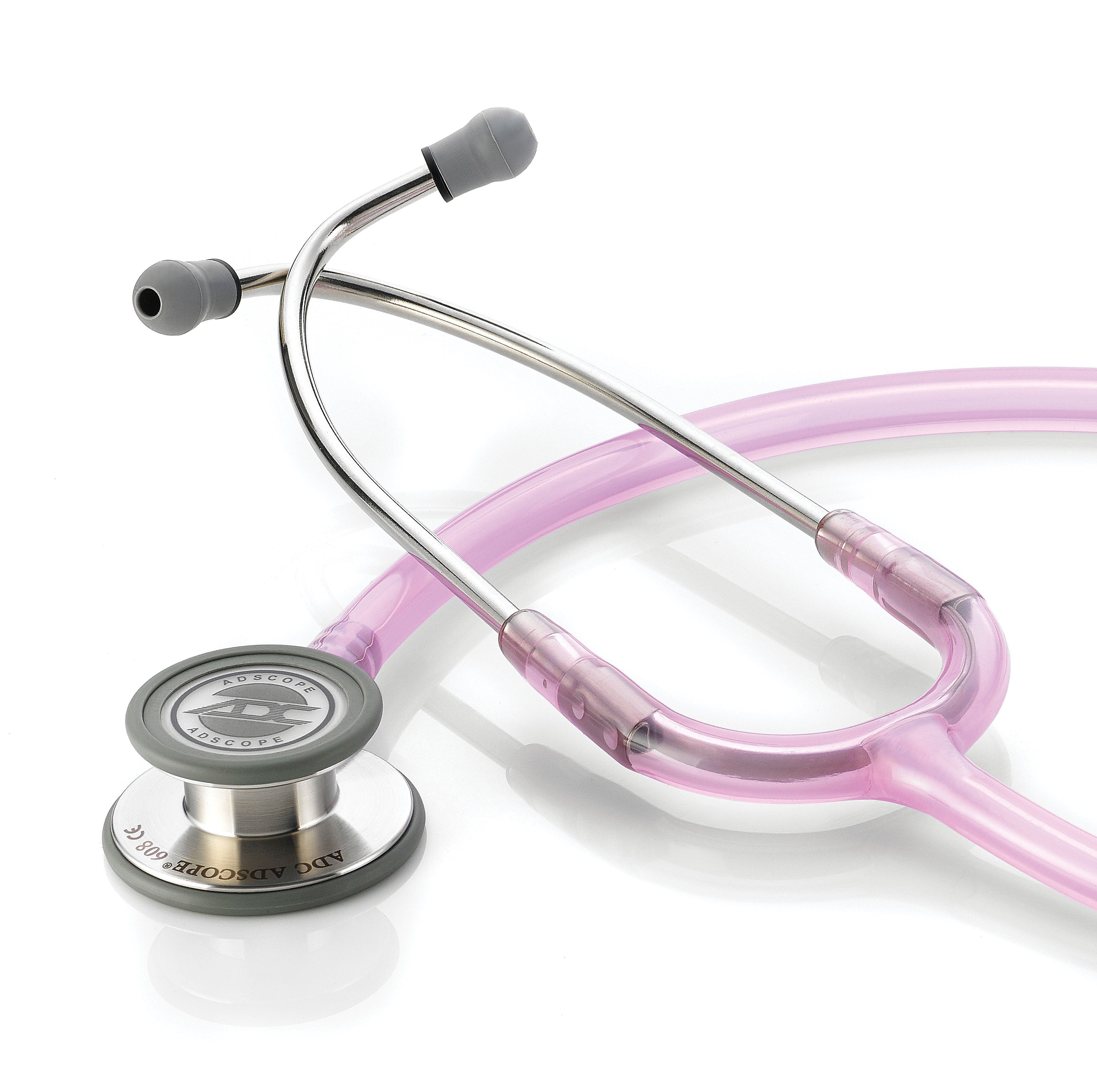 ADC Adscope® 608 Convertible Clinician Stethoscope - Rose Quartz