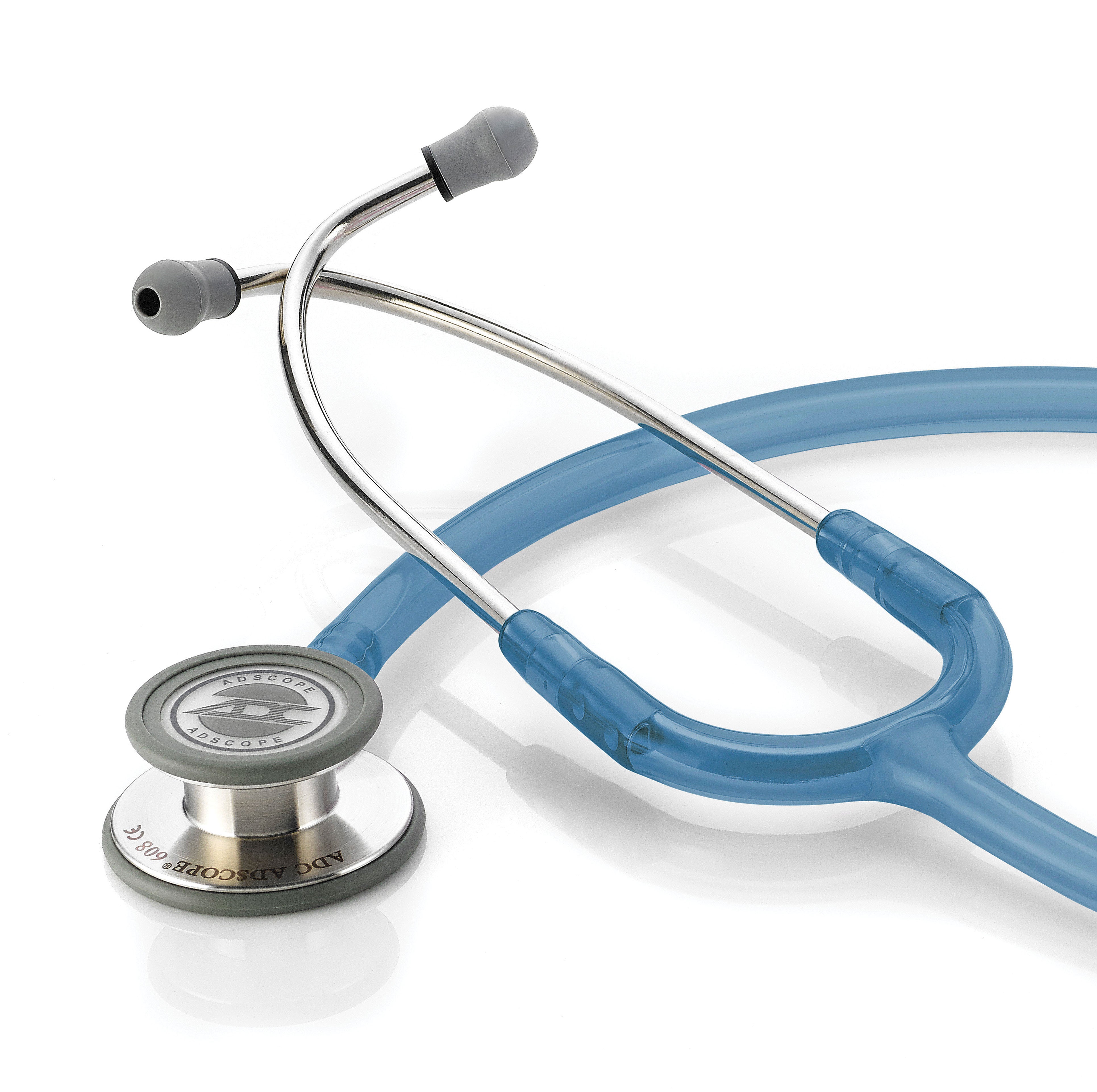 ADC Adscope® 608 Convertible Clinician Stethoscope - Sapphire Ice