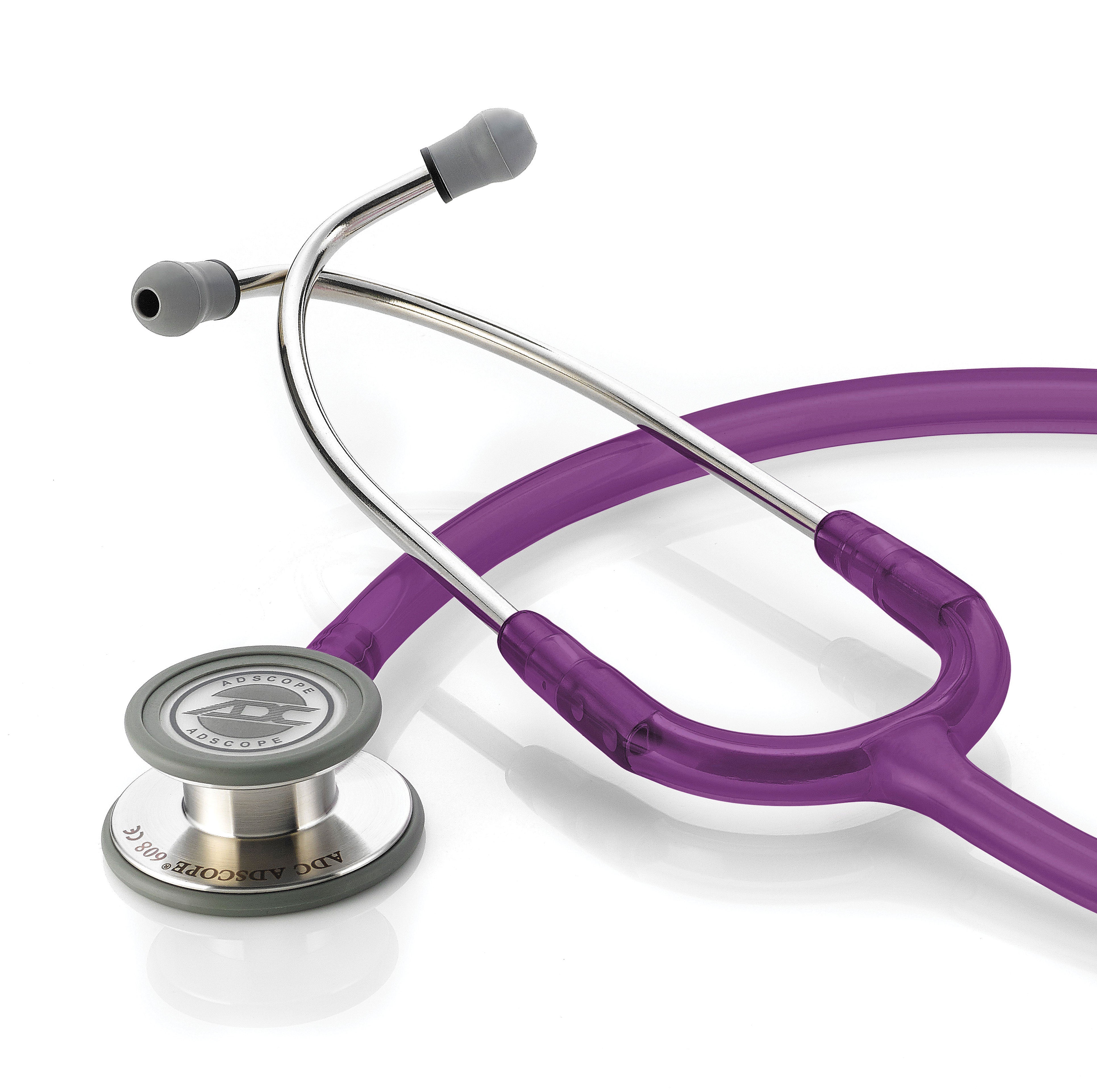 ADC Adscope® 608 Convertible Clinician Stethoscope - Amethyst