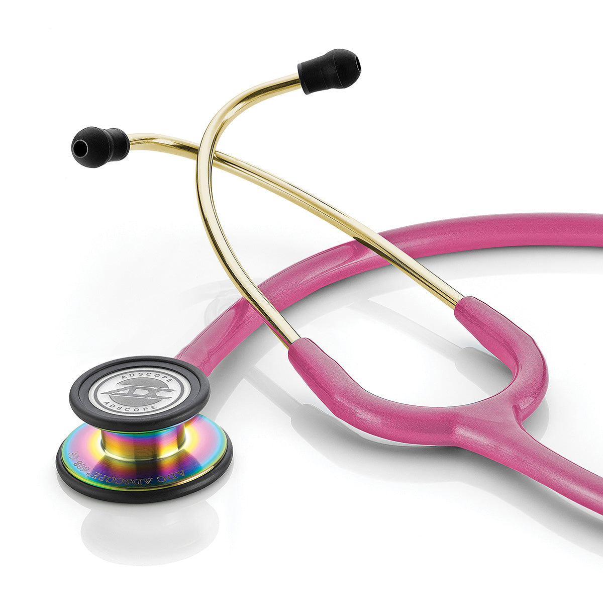 ADC Adscope® 608 Convertible Clinician Stethoscope - Iridescent Metallic Raspberry