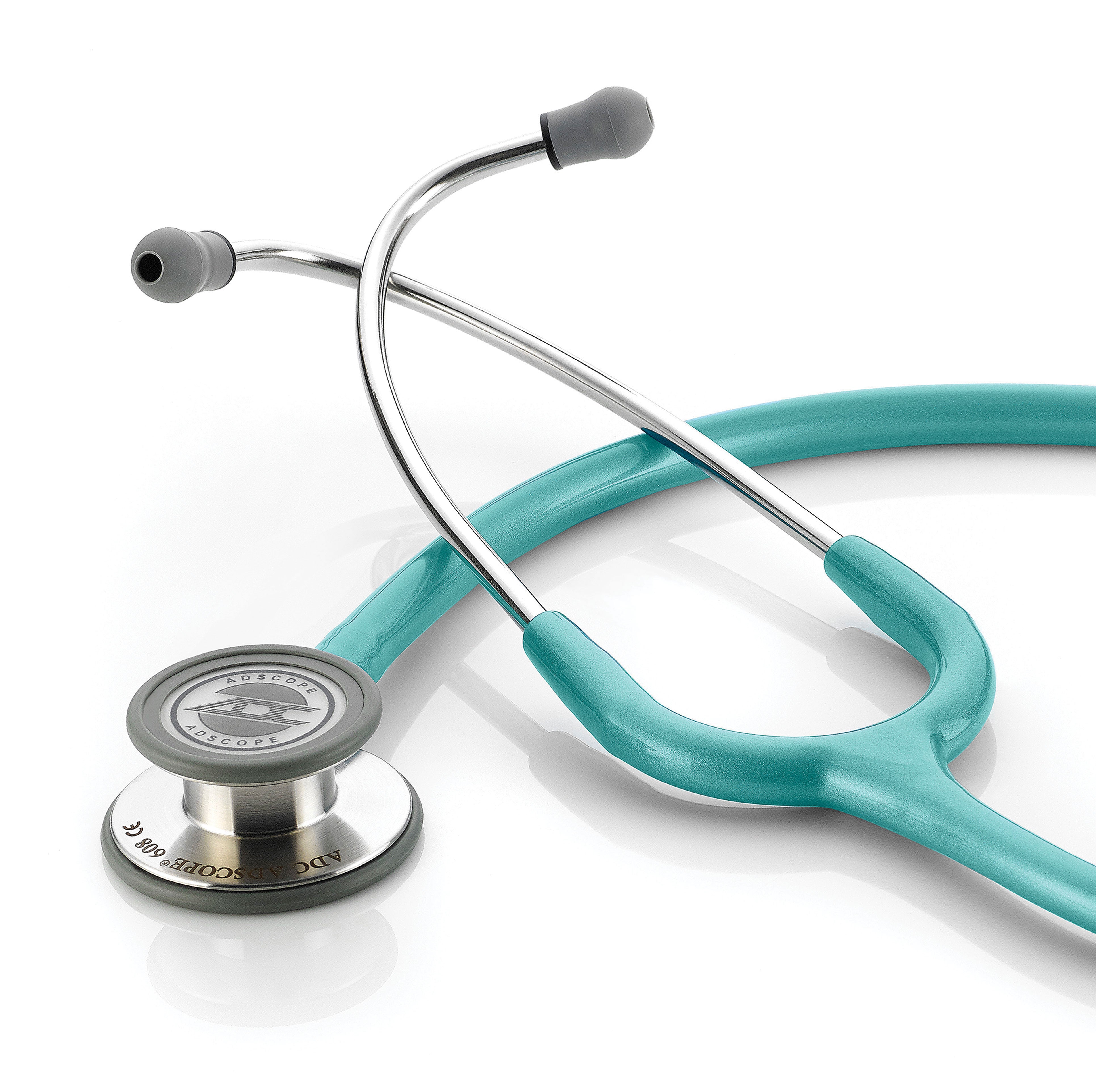 ADC Adscope® 608 Convertible Clinician Stethoscope - Metallic Caribbean