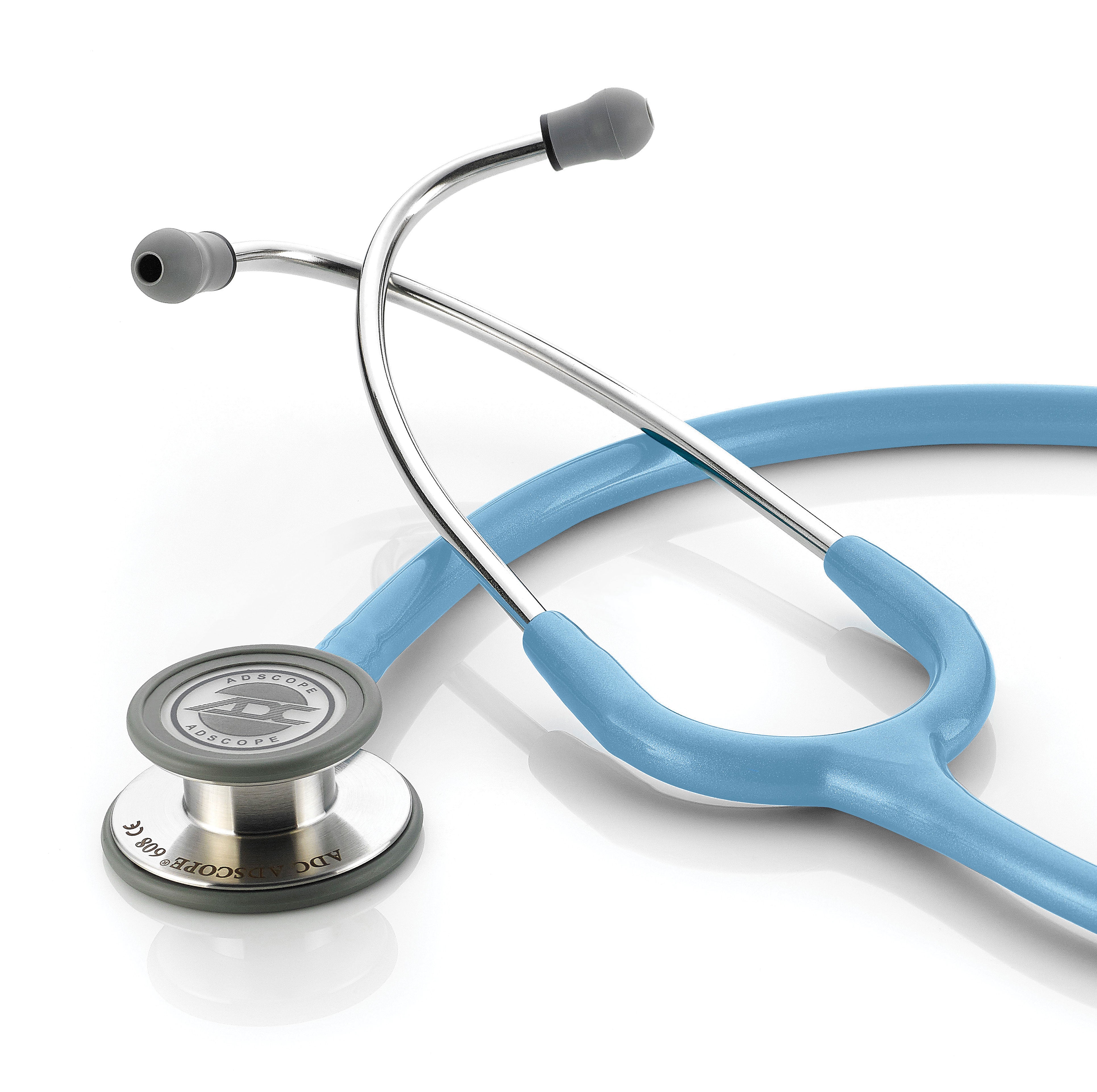 ADC Adscope® 608 Convertible Clinician Stethoscope - Metallic Ceil Blue