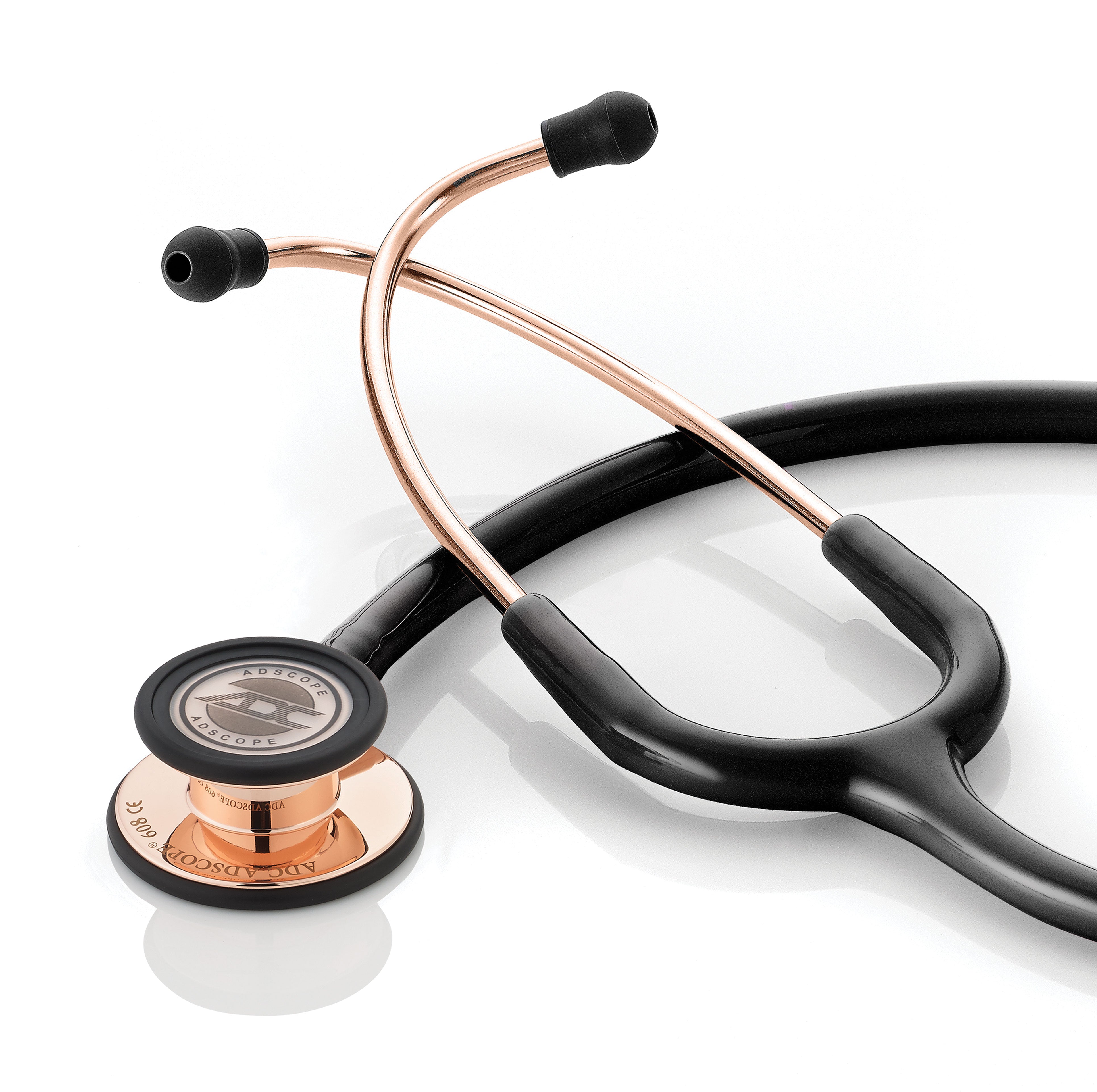 ADC Adscope® 608 Convertible Clinician Stethoscope - Rose Gold/Black