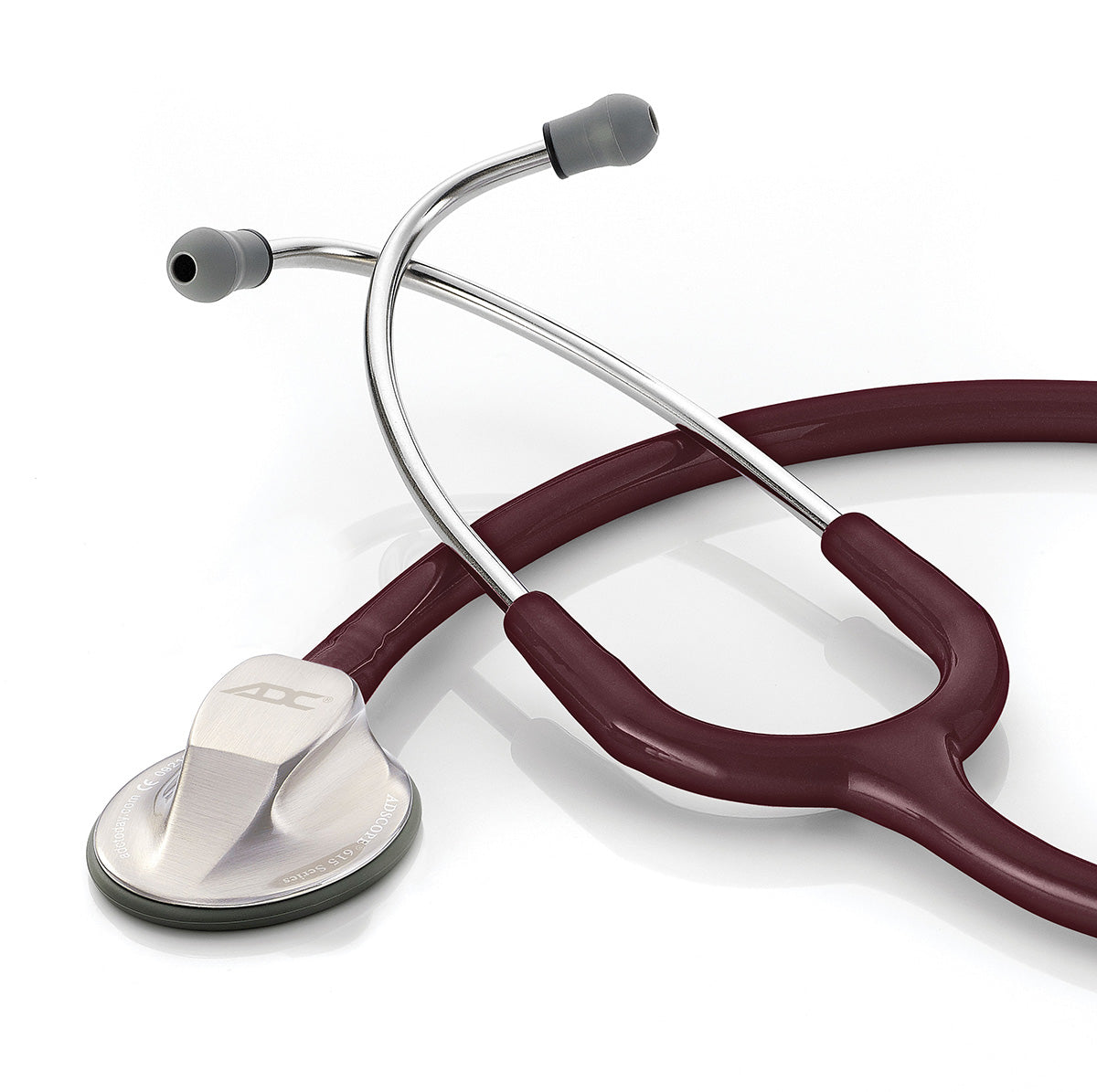 ADC Adscope 615 Platinum Clinician Stethoscope - Burgundy