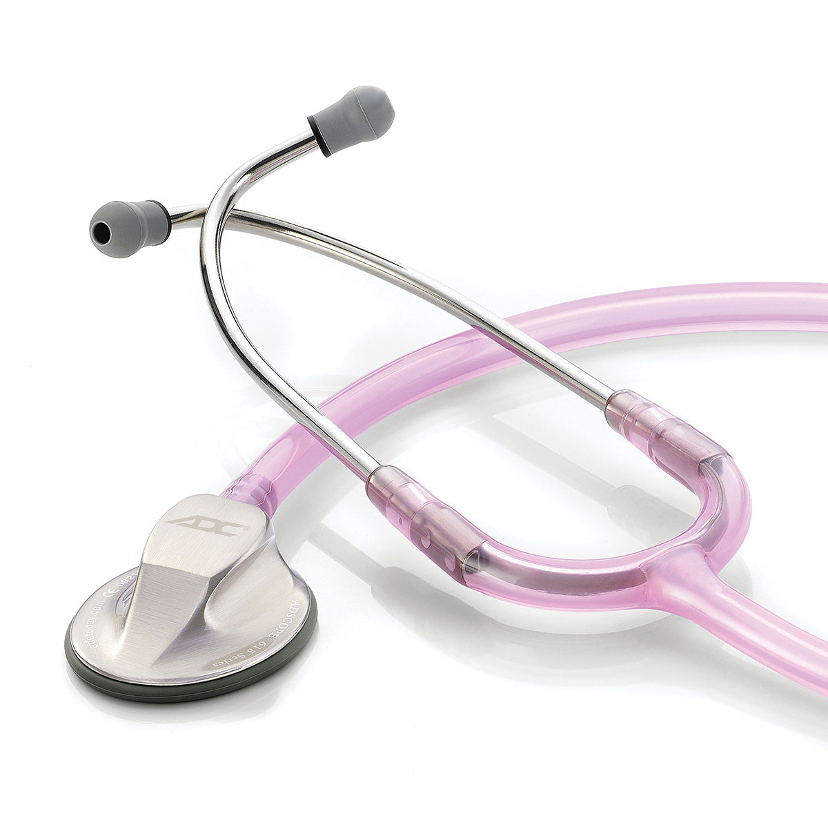 ADC Adscope 615 Platinum Clinician Stethoscope - Rose Quartz