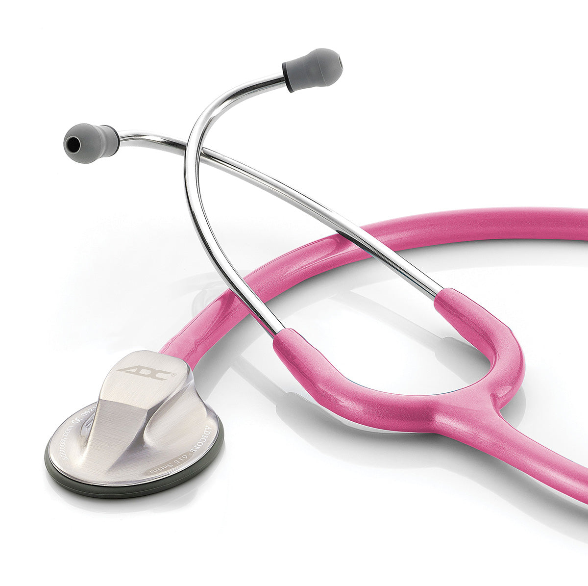 ADC Adscope 615 Platinum Clinician Stethoscope - Metallic Raspberry