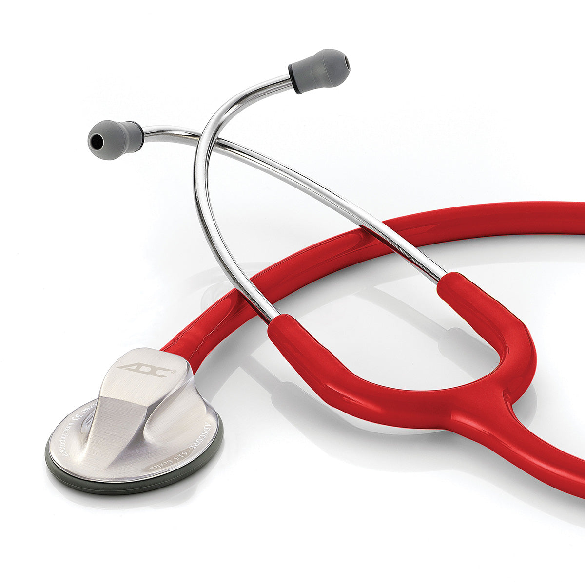ADC Adscope 615 Platinum Clinician Stethoscope - Red