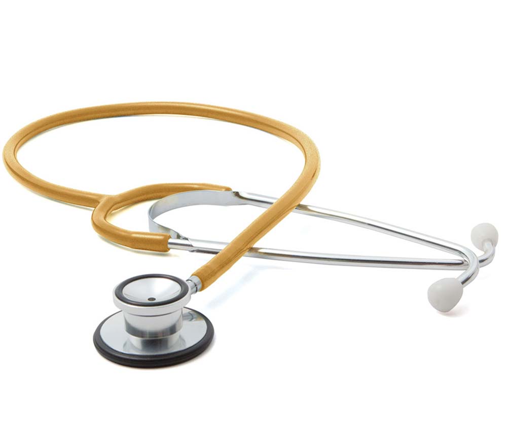 ADC Proscope™ 670 Dual-Head Stethoscope - Gold