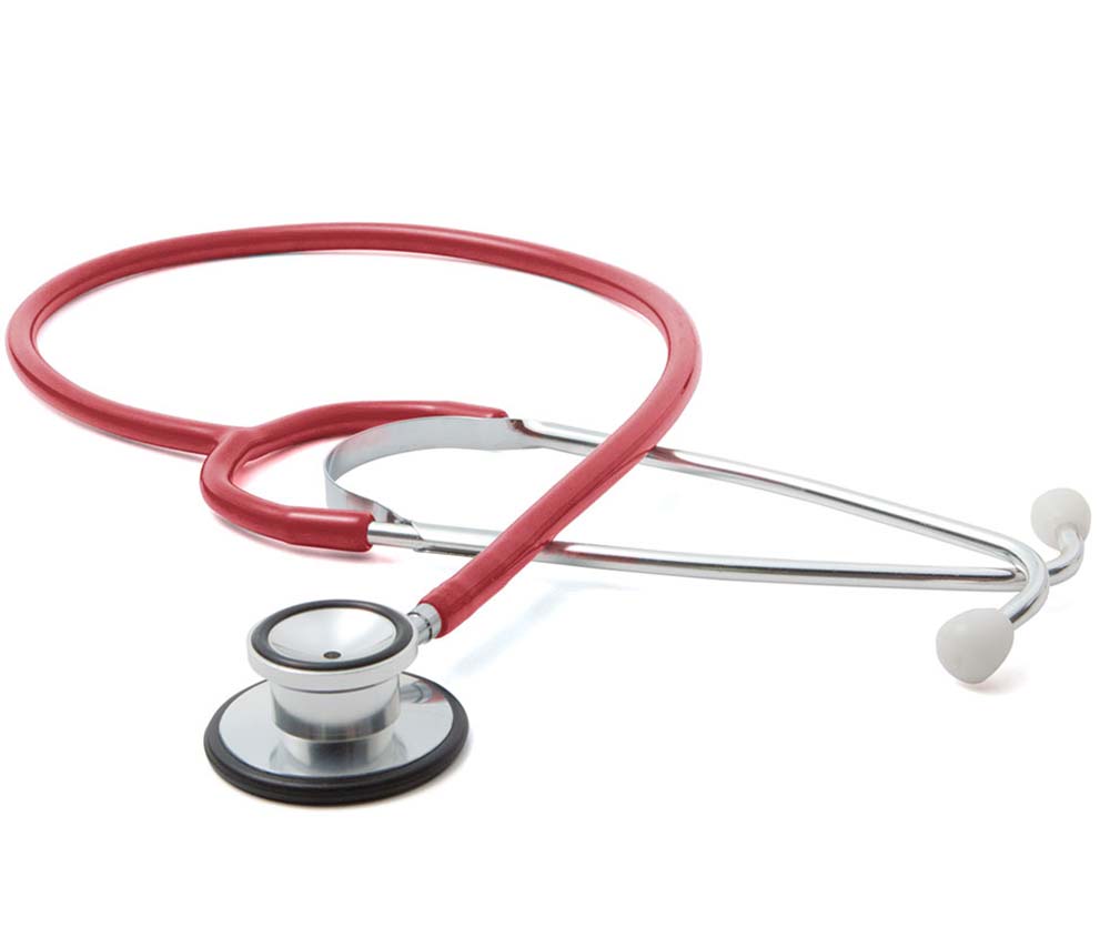 ADC Proscope™ 670 Dual-Head Stethoscope - Red