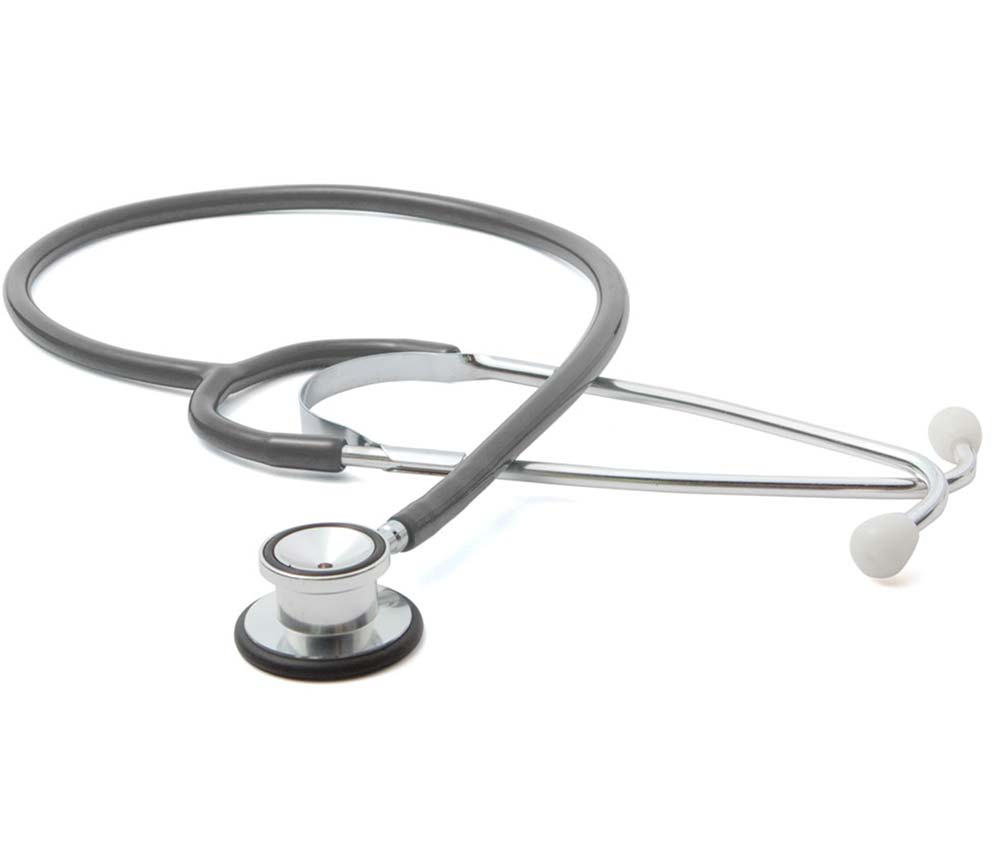 ADC Proscope™ 675 Dual-Head Pediatric Stethoscope - Gray