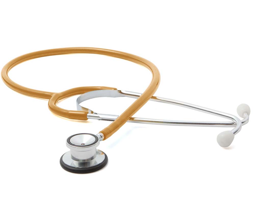 ADC Proscope™ 675 Dual-Head Pediatric Stethoscope - Gold