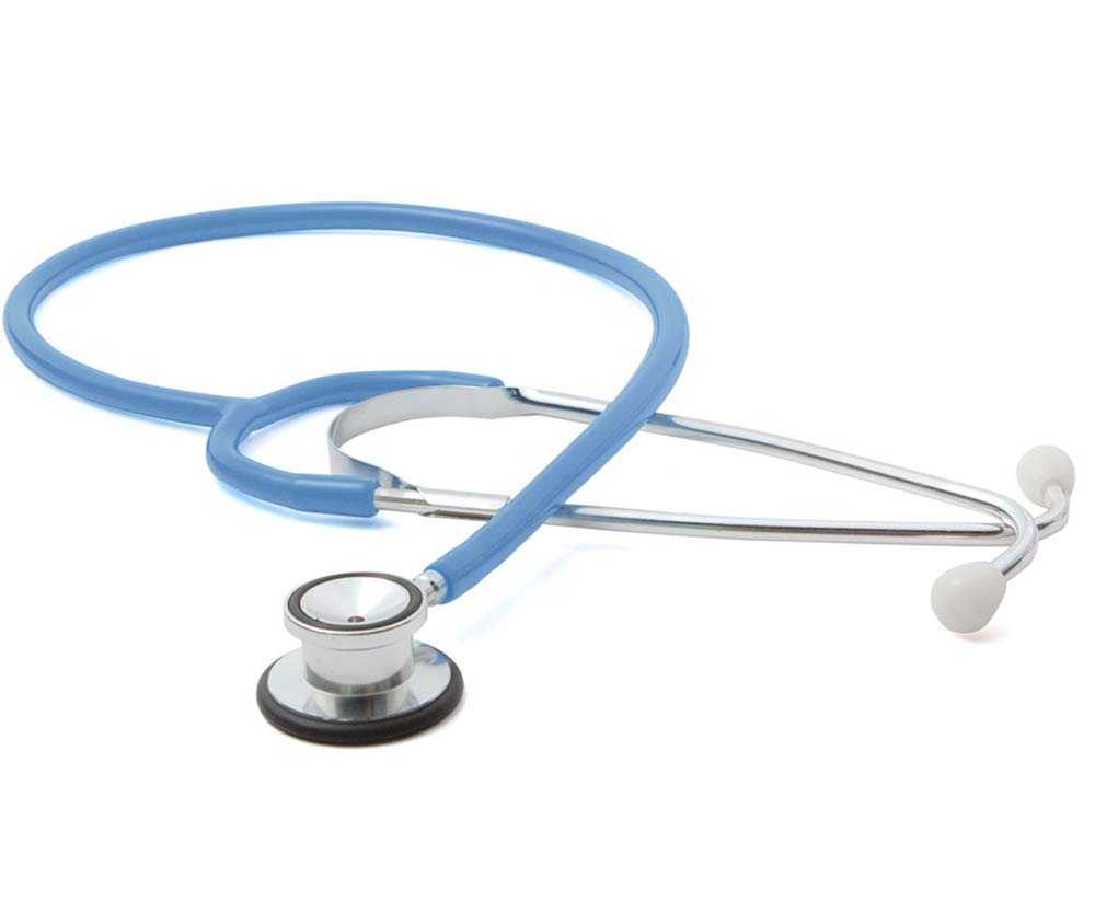 ADC Proscope™ 675 Dual-Head Pediatric Stethoscope - Light Blue