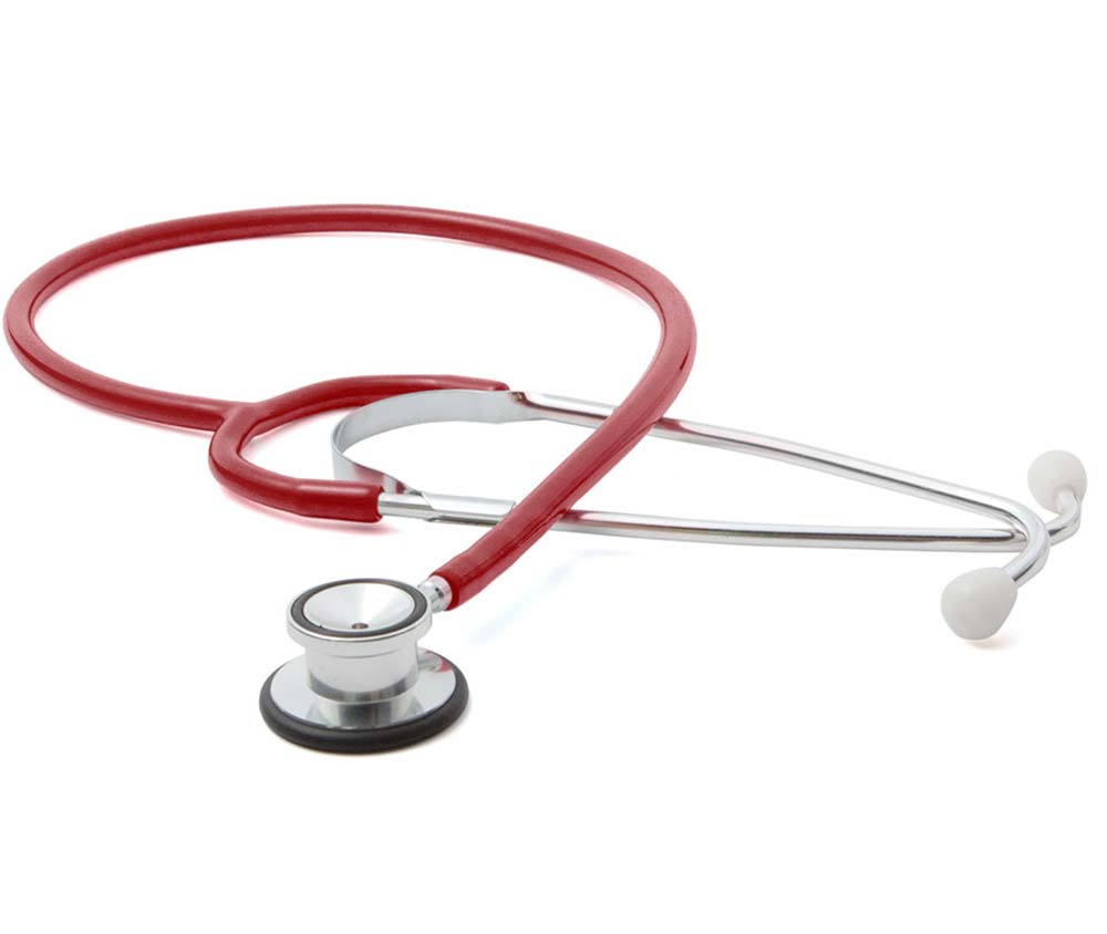 ADC Proscope™ 675 Dual-Head Pediatric Stethoscope - Red