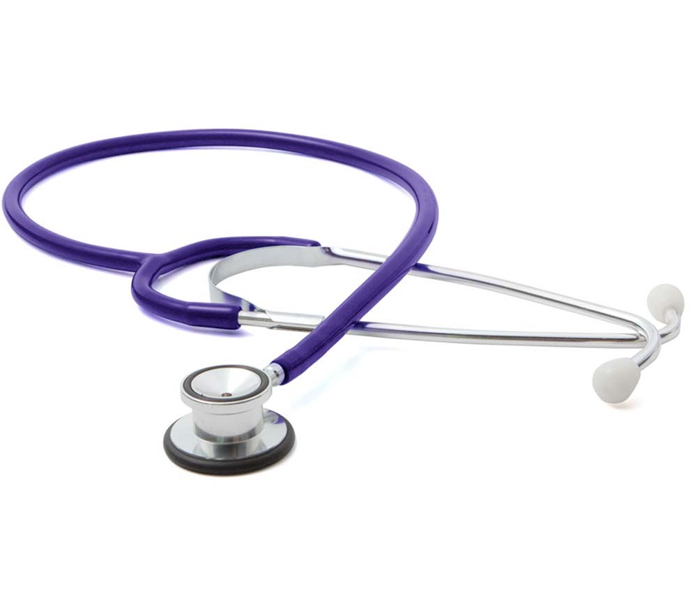 ADC Proscope™ 675 Dual-Head Pediatric Stethoscope - Purple
