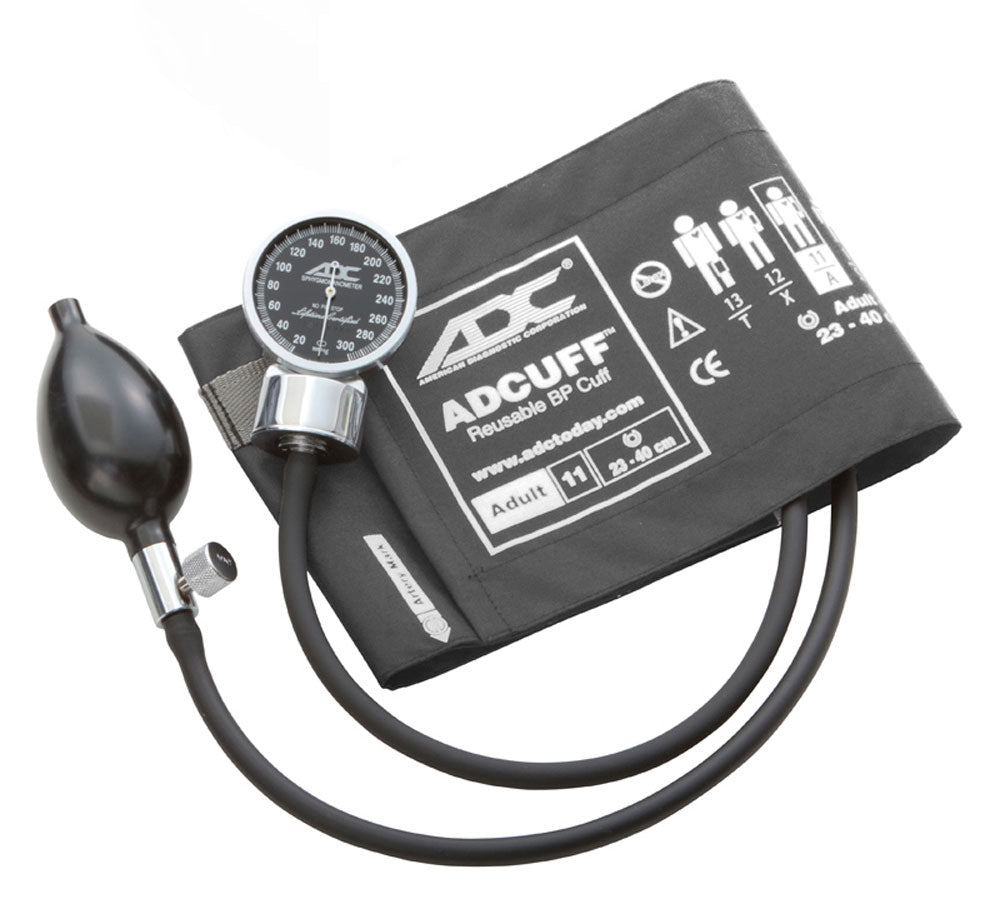 ADC Diagnostix™ 700 Pocket Aneroid Sphygmomanometer - Adult - Gray