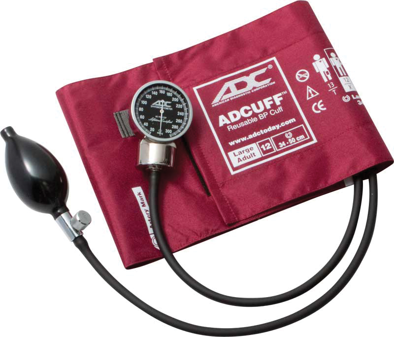 ADC Diagnostix™ 700 Pocket Aneroid Sphygmomanometer - Large Adult - Lrg Adult