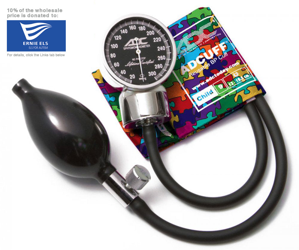 ADC Diagnostix™ 700 Pocket Aneroid Sphygmomanometer - Child - Puzzle Pieces