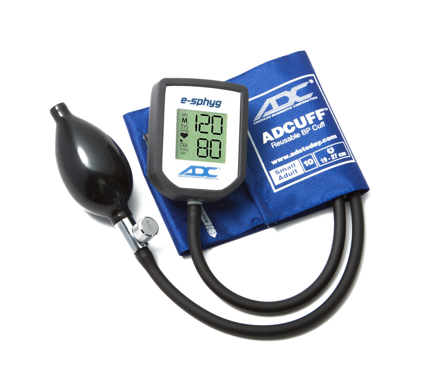 ADC Diagnostix™ e-sphyg™ 7002 Digital Sphygmomanometer - Small Adult - Royal Blue