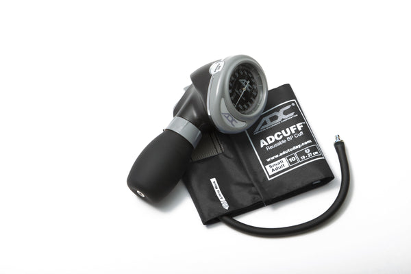 ADC Diagnostix™ 703 Palm Aneroid Sphygmomanometer - Small Adult - Black