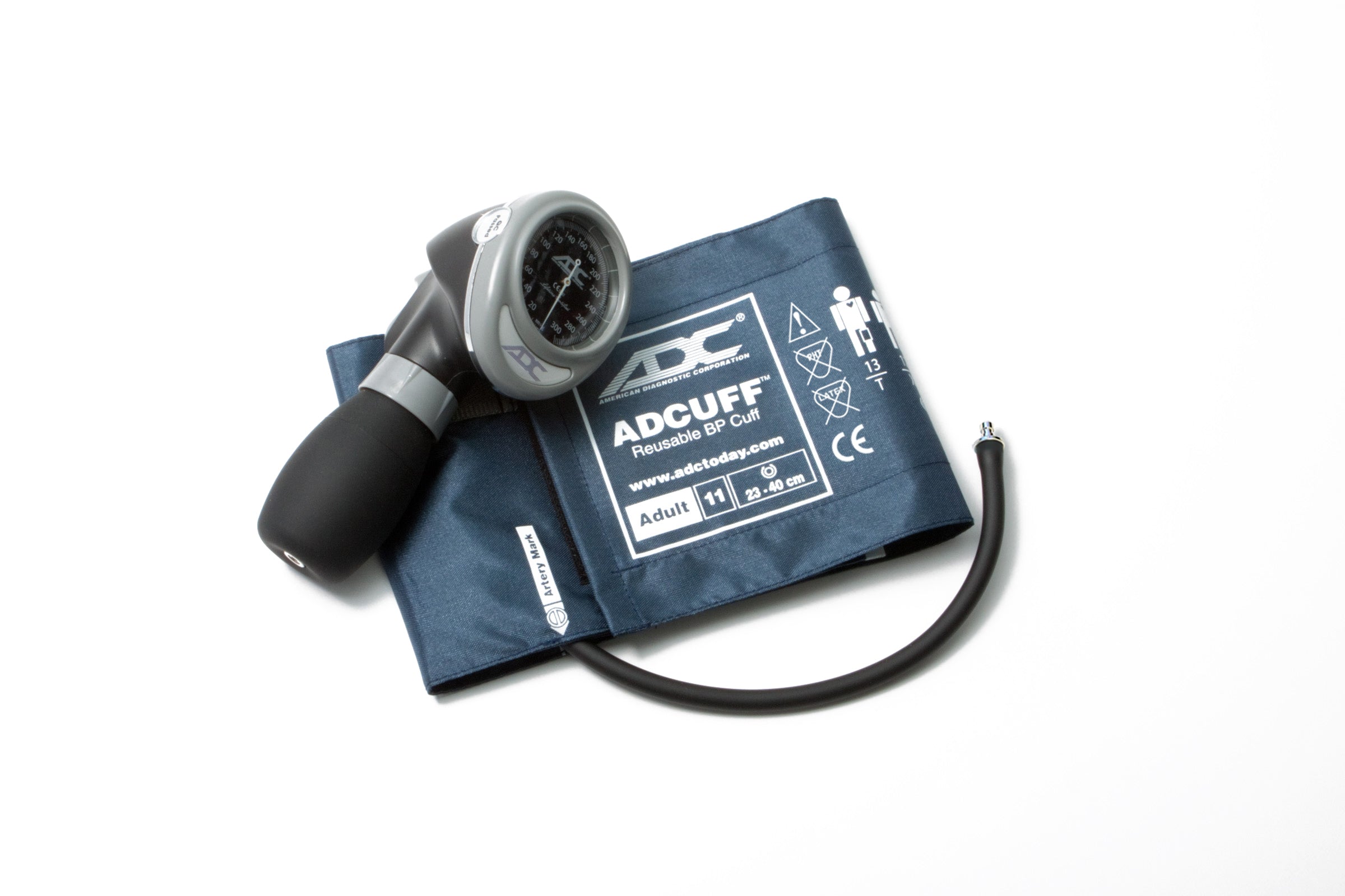 ADC Diagnostix™ 703 Palm Aneroid Sphygmomanometer - Adult - Teal