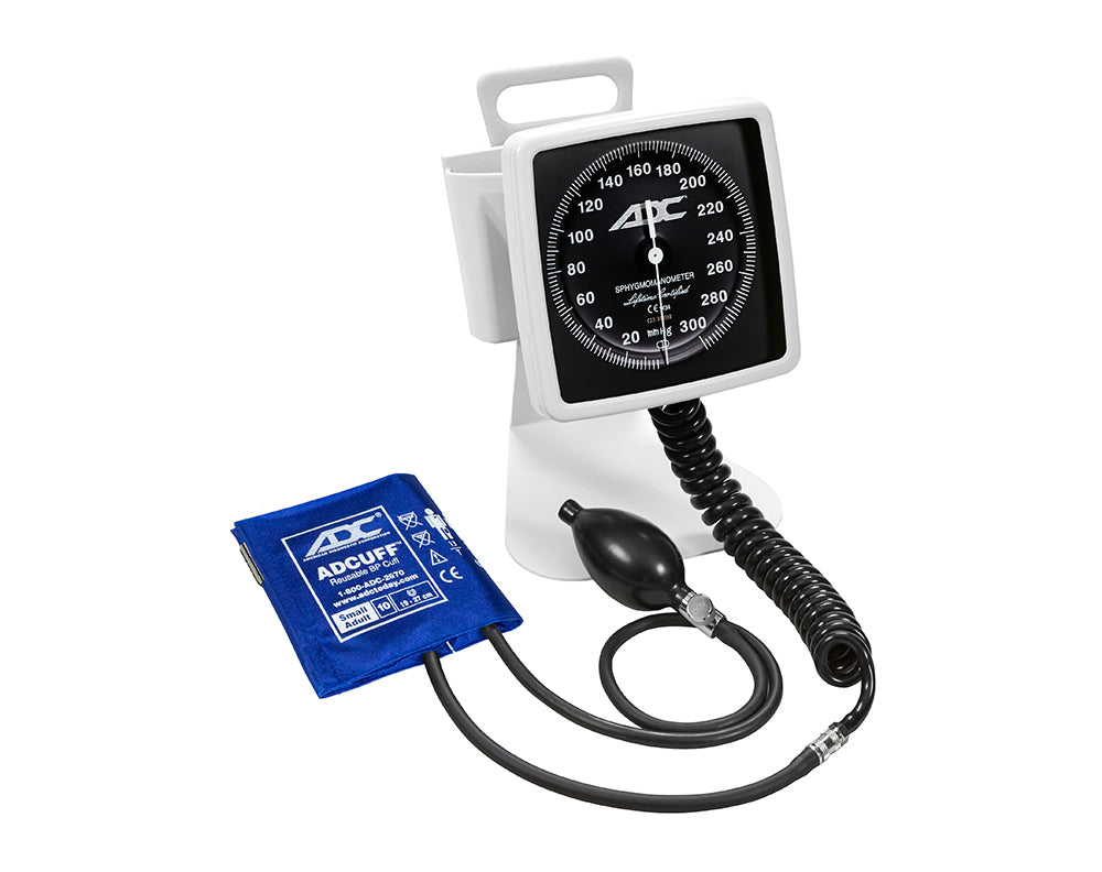ADC Diagnostix™ 750D Desk/Clock Aneroid Sphygmomanometer - Small Adult - Royal Blue