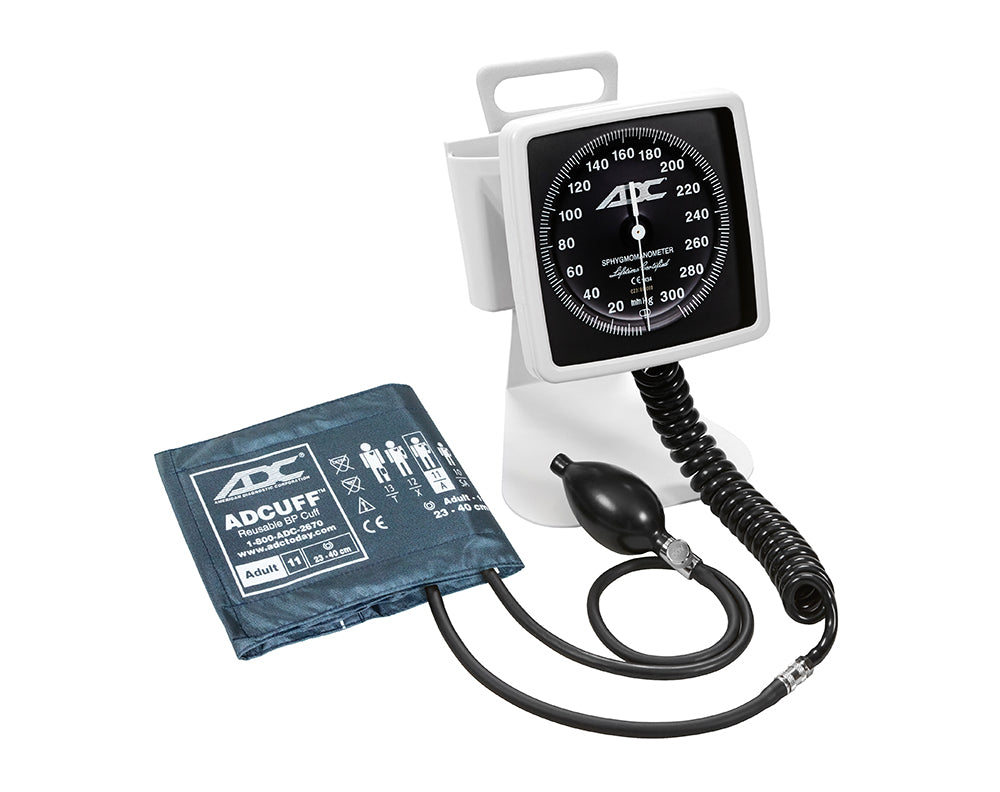ADC Diagnostix™ 750D Desk/Clock Aneroid Sphygmomanometer - Adult - Navy