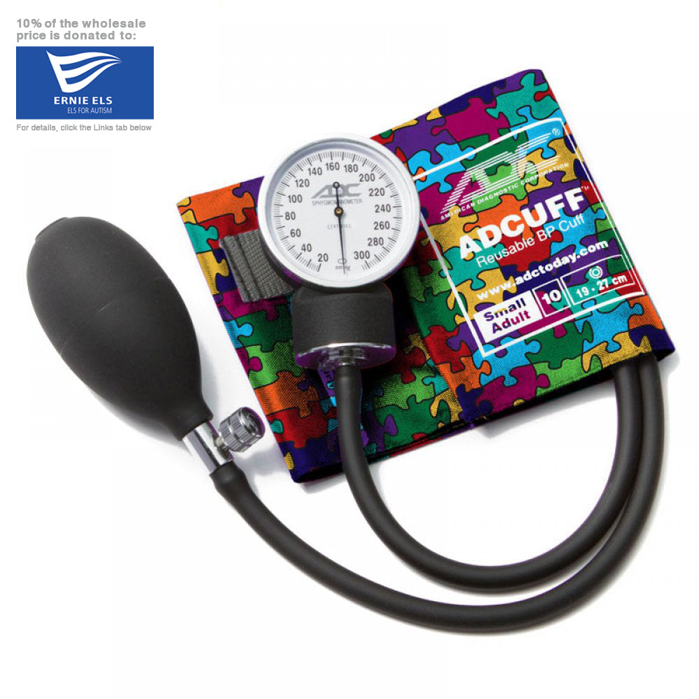 ADC Prosphyg™ 760 Aneroid Sphygmomanometer - Small Adult - Puzzle Pieces