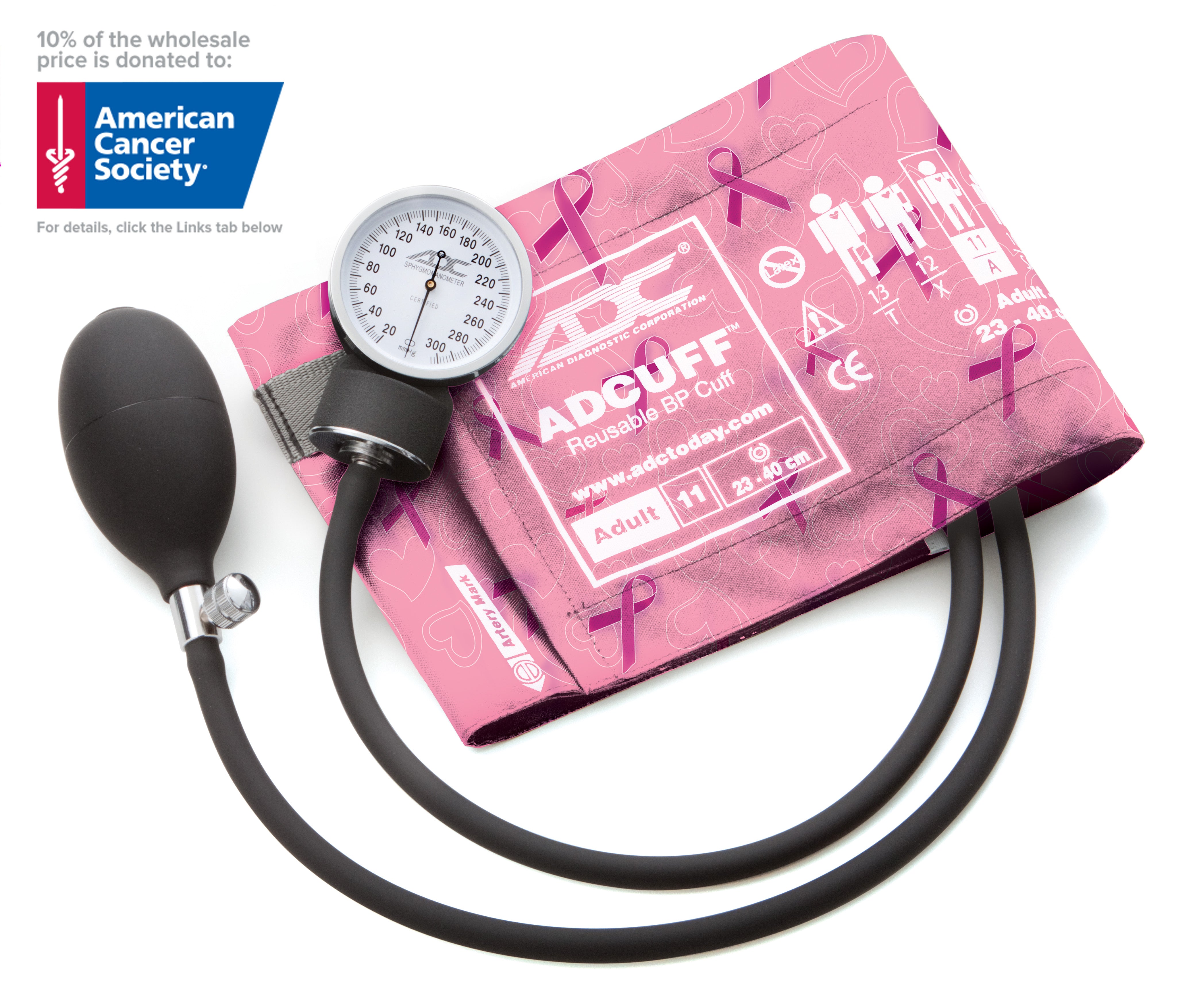 ADC Prosphyg™ 760 Aneroid Sphygmomanometer - Adult - Breast Cancer