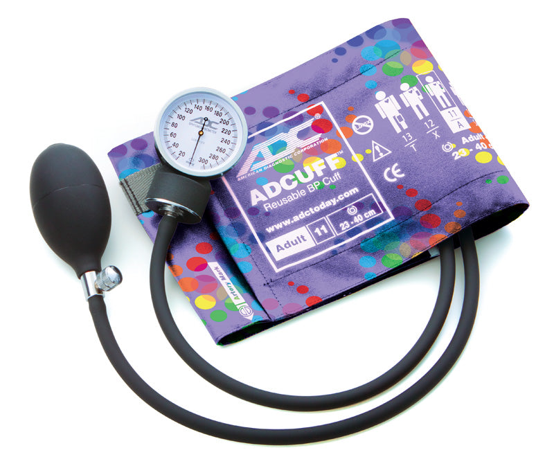 ADC Prosphyg™ 760 Aneroid Sphygmomanometer - Adult - Peter's Blue Swirly