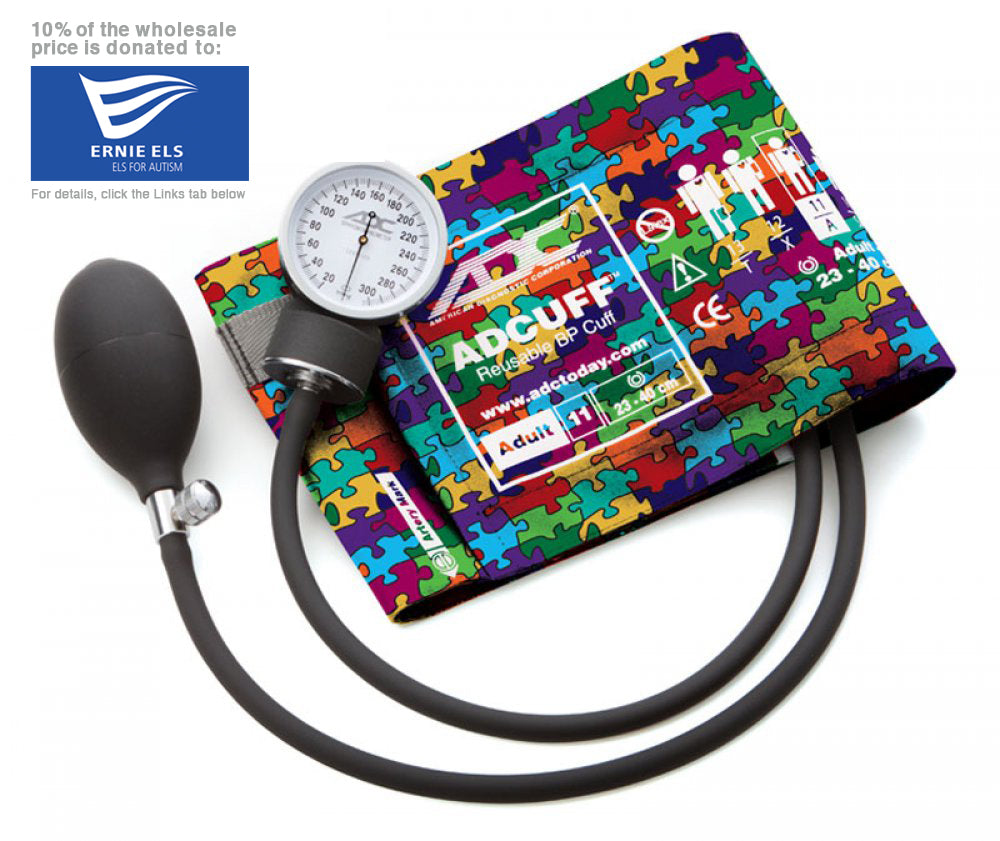 ADC Prosphyg™ 760 Aneroid Sphygmomanometer - Adult - Puzzle Pieces