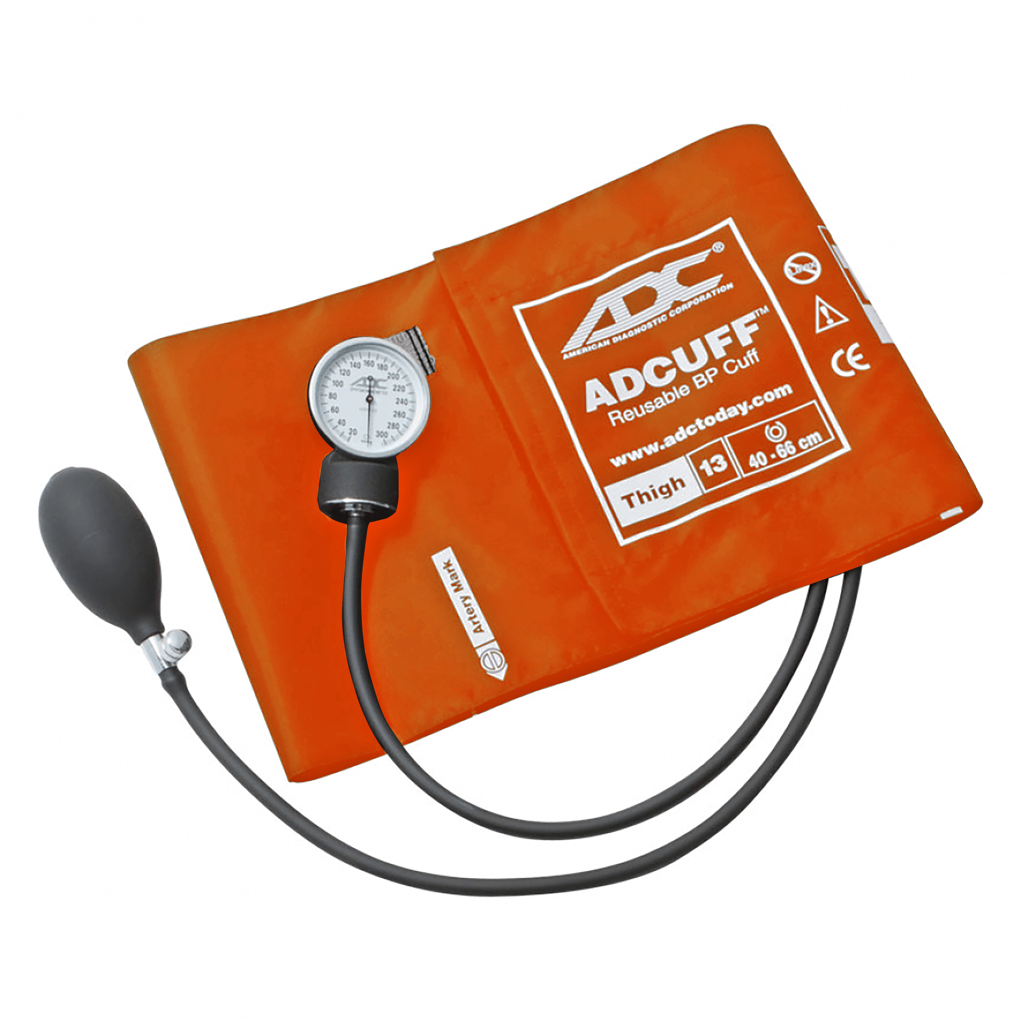 ADC Prosphyg™ 760 Aneroid Sphygmomanometer - Thigh - Orange