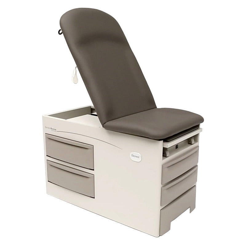 Brewer Access Medical Exam Table w/ Drawers & Adjustable Back