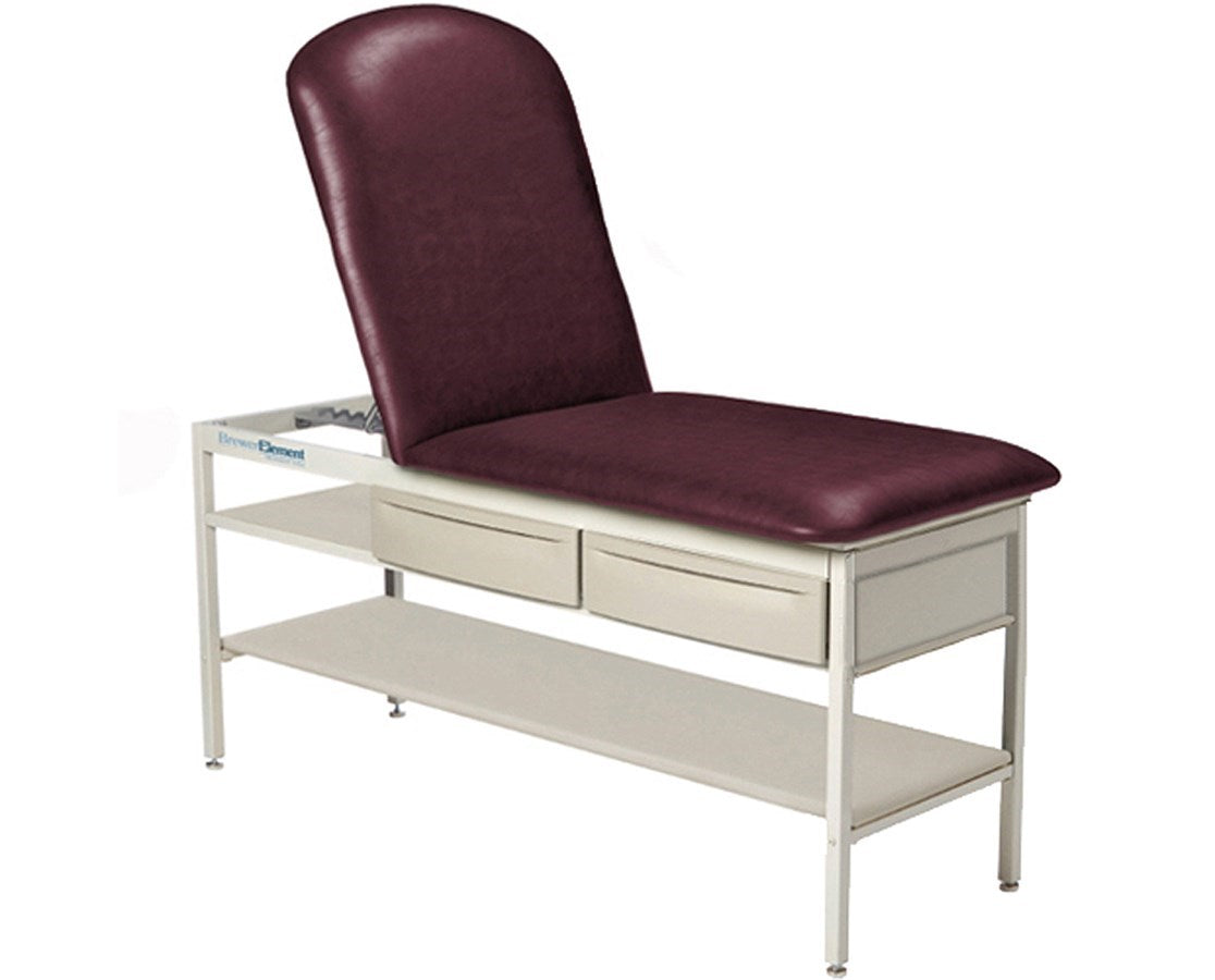 Brewer Element Treatment Table - Shelf & Drawers Frame, Adjustable Flat Top