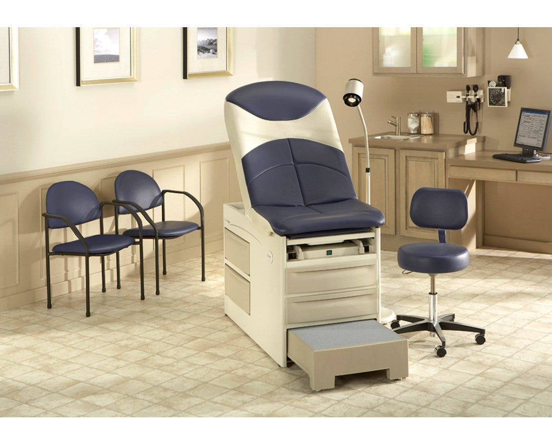 Brewer Access Exam Table w/ Drawers & Adjustable Back.